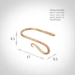 Small Shepherd's Crook Holdback (Right Side) In Old Ivory -Curtains & Poles Sales 637jjoi 13