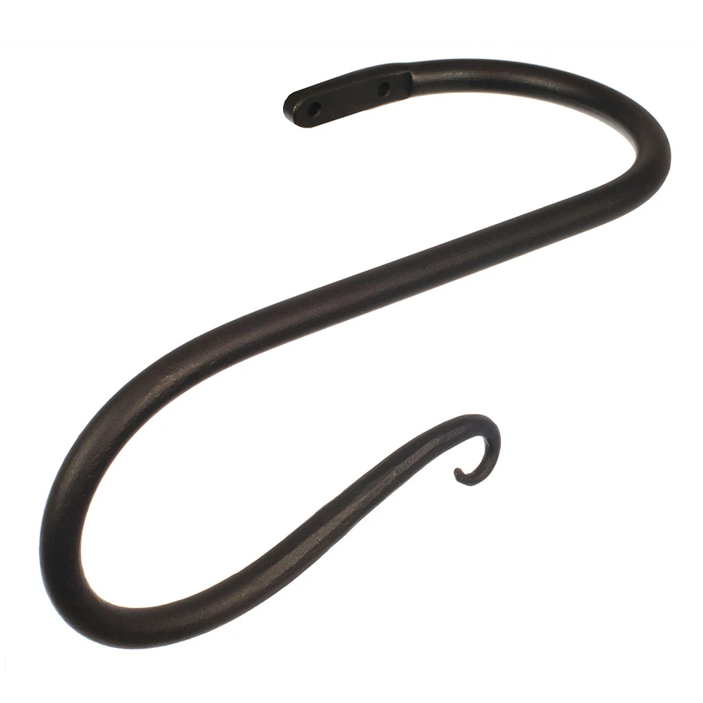 Large Shepherd's Crook Holdback (Left Side) In Beeswax 3 Large Shepherd's Crook Holdback (Left Side) In Beeswax