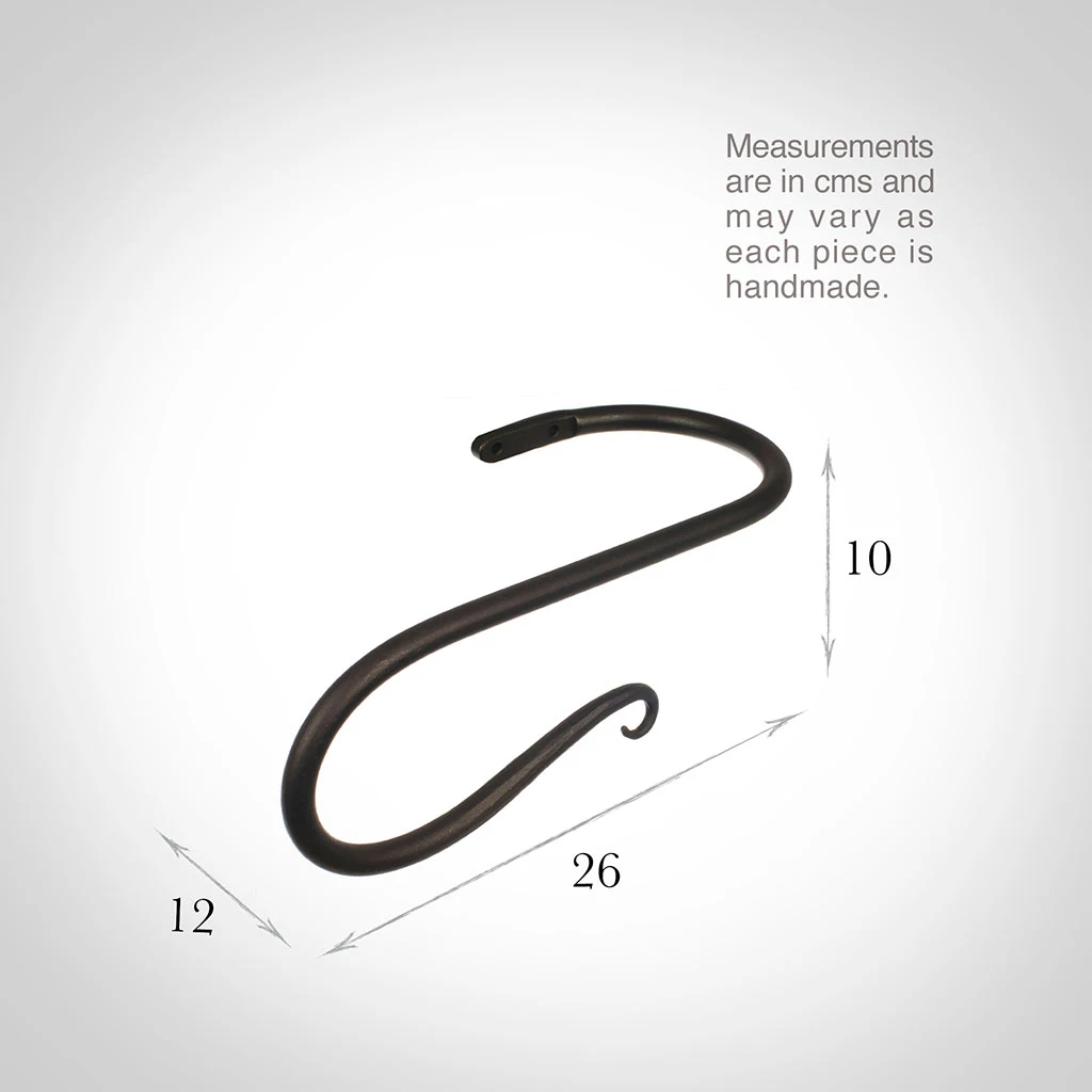 Large Shepherd's Crook Holdback (Left Side) In Beeswax 5 Large Shepherd's Crook Holdback (Left Side) In Beeswax - Image 3