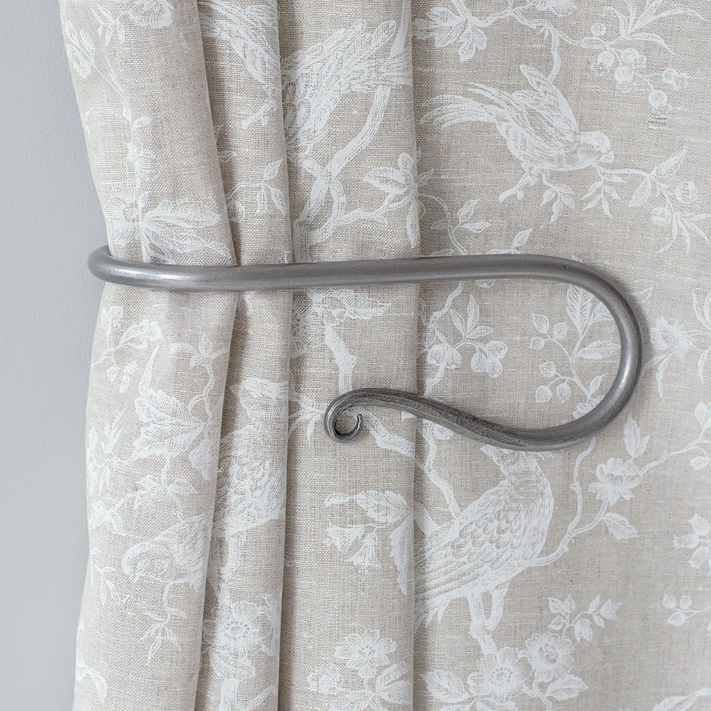 Large Shepherd's Crook Holdback (Right Side) In Polished 4 Large Shepherd's Crook Holdback (Right Side) In Polished - Image 2