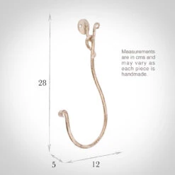 Small Swing Holdback (12cm Embrace) In Old Ivory -Curtains & Poles Sales 637kkoi 13