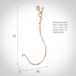 Large Swing Holdback (16cm Embrace) In Old Ivory -Curtains & Poles Sales 637koi 13