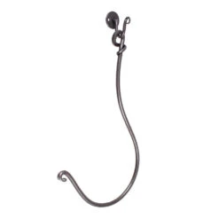 Curtains & Poles Sales 21 Large Swing Holdback (16cm Embrace) In Polished