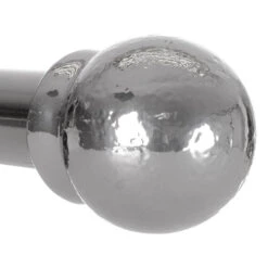 38mm Cannonball Finial In Mercury -Curtains & Poles Sales 646me 2
