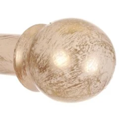 38mm Cannonball Finial In Old Ivory -Curtains & Poles Sales 646oi 2