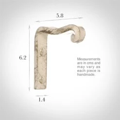 Dormer Rod Support Bracket In Old Ivory 7 Dormer Rod Support Bracket In Old Ivory -Curtains & Poles Sales 648oi 13