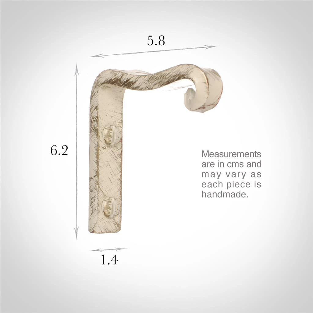 Dormer Rod Support Bracket In Old Ivory 5 Dormer Rod Support Bracket In Old Ivory - Image 3
