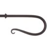 12mm Shepherd's Crook Finial In Matt Black -Curtains & Poles Sales 680mb 1