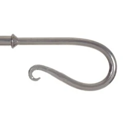 20mm Shepherd's Crook Finial In Mercury