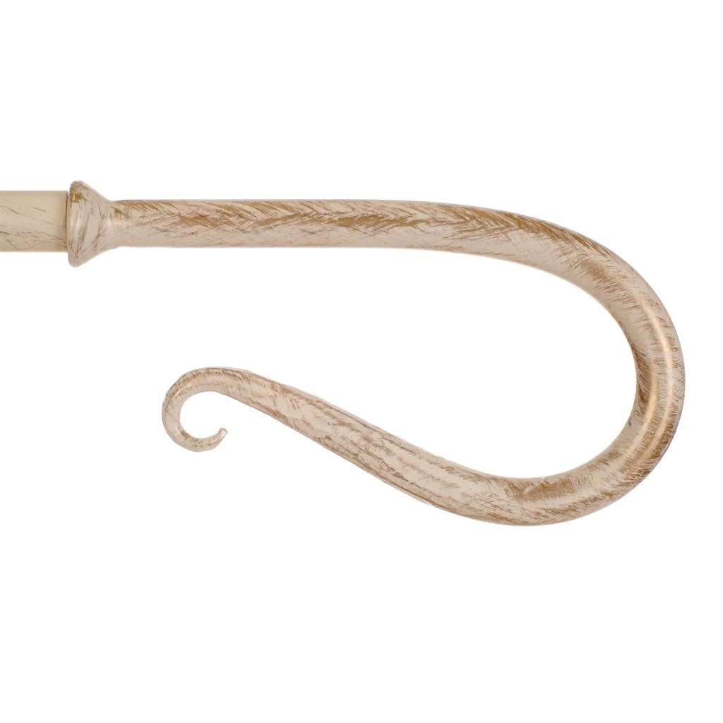 25mm Shepherd's Crook Finial In Old Ivory 3 25mm Shepherd's Crook Finial In Old Ivory
