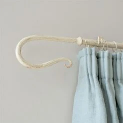 25mm Shepherd's Crook Finial In Old Ivory 7 25mm Shepherd's Crook Finial In Old Ivory -Curtains & Poles Sales 682oi 12