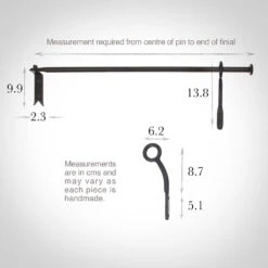 12mm Self-Closing Button Portiere In Beeswax -Curtains & Poles Sales 686abw 13