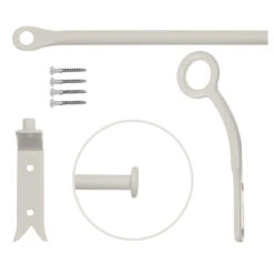 12mm Self-Closing Button Portiere In Clay -Curtains & Poles Sales 686acl 20