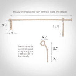 12mm Self-Closing Button Portiere In Old Ivory -Curtains & Poles Sales 686aoi 13