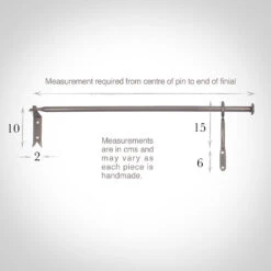 12mm Self-Closing Button Portiere In Polished -Curtains & Poles Sales 686apo 13