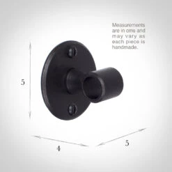 12mm Sleeve Bracket In Beeswax -Curtains & Poles Sales 686bw 13