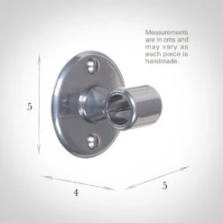 12mm Sleeve Bracket In Mercury 8 12mm Sleeve Bracket In Mercury -Curtains & Poles Sales 686me 13