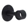 20mm Sleeve Bracket In Matt Black -Curtains & Poles Sales 687mb 11
