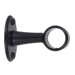 20mm Sleeve Bracket In Matt Black -Curtains & Poles Sales 687mb 20