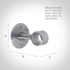 20mm Sleeve Bracket In Mercury 8 20mm Sleeve Bracket In Mercury -Curtains & Poles Sales 687me 13