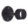 25mm Sleeve Bracket In Matt Black -Curtains & Poles Sales 688mb 11