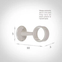 38mm Sleeve Bracket In Clay -Curtains & Poles Sales 689cl 13