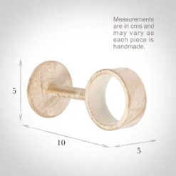 38mm Sleeve Bracket In Old Ivory 10 38mm Sleeve Bracket In Old Ivory -Curtains & Poles Sales 689oi 13