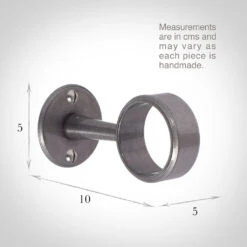 38mm Sleeve Bracket In Polished 10 38mm Sleeve Bracket In Polished -Curtains & Poles Sales 689po 13