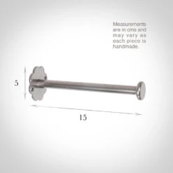 Draper's Button Holdback In Mercury 7 Draper's Button Holdback In Mercury -Curtains & Poles Sales 691ame 13