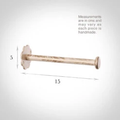 Draper's Button Holdback In Old Ivory -Curtains & Poles Sales 691aoi 13