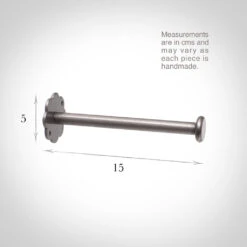 Draper's Button Holdback In Polished -Curtains & Poles Sales 691apo 13