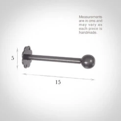 Draper's Cannonball Holdback In Polished 7 Draper's Cannonball Holdback In Polished -Curtains & Poles Sales 691bpo 13