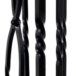 Suffolk Companion Set In Matt Black -Curtains & Poles Sales 700mb 21