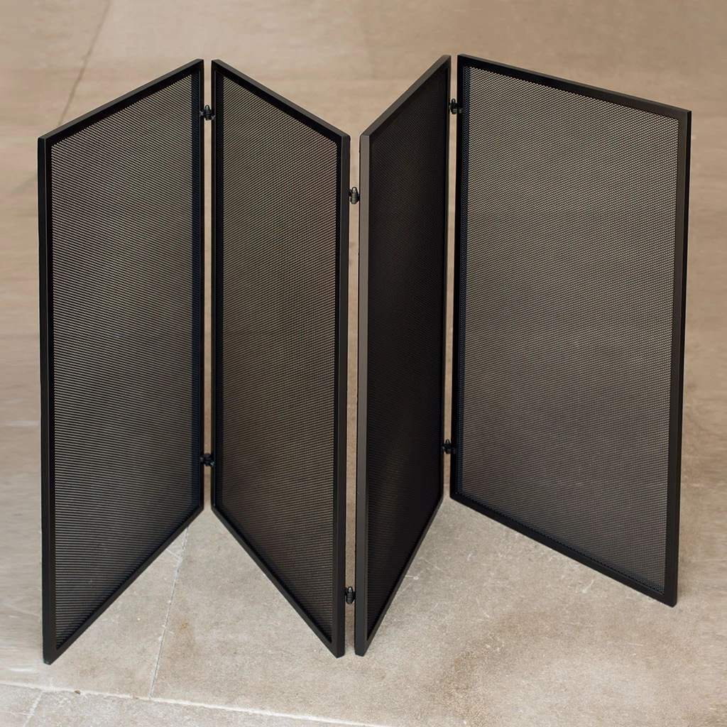 Oxford Hinged Fireguard In Matt Black 4 Oxford Hinged Fireguard In Matt Black - Image 2