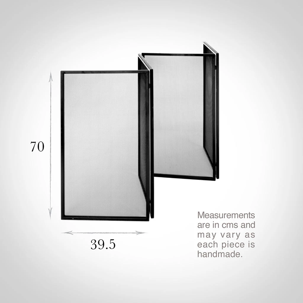 Oxford Hinged Fireguard In Matt Black 5 Oxford Hinged Fireguard In Matt Black - Image 3