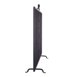 Scrolled Fireguard In Matt Black -Curtains & Poles Sales 702mb 23