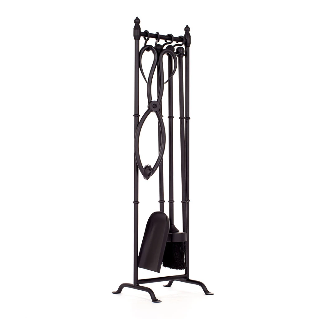 Elmsett Companion Set With Ball Handles,Matt Black 6 Elmsett Companion Set With Ball Handles,Matt Black - Image 4
