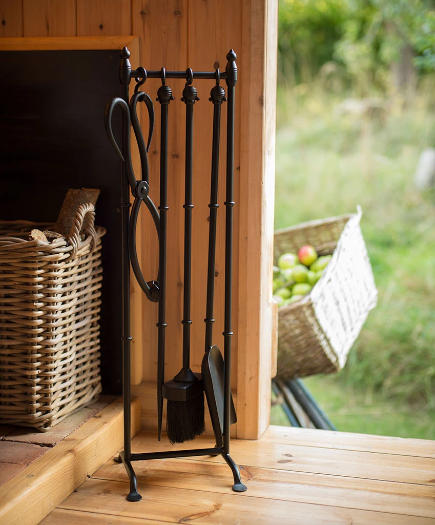 Elmsett Companion Set With Ball Handles,Matt Black 9 Elmsett Companion Set With Ball Handles,Matt Black - Image 7