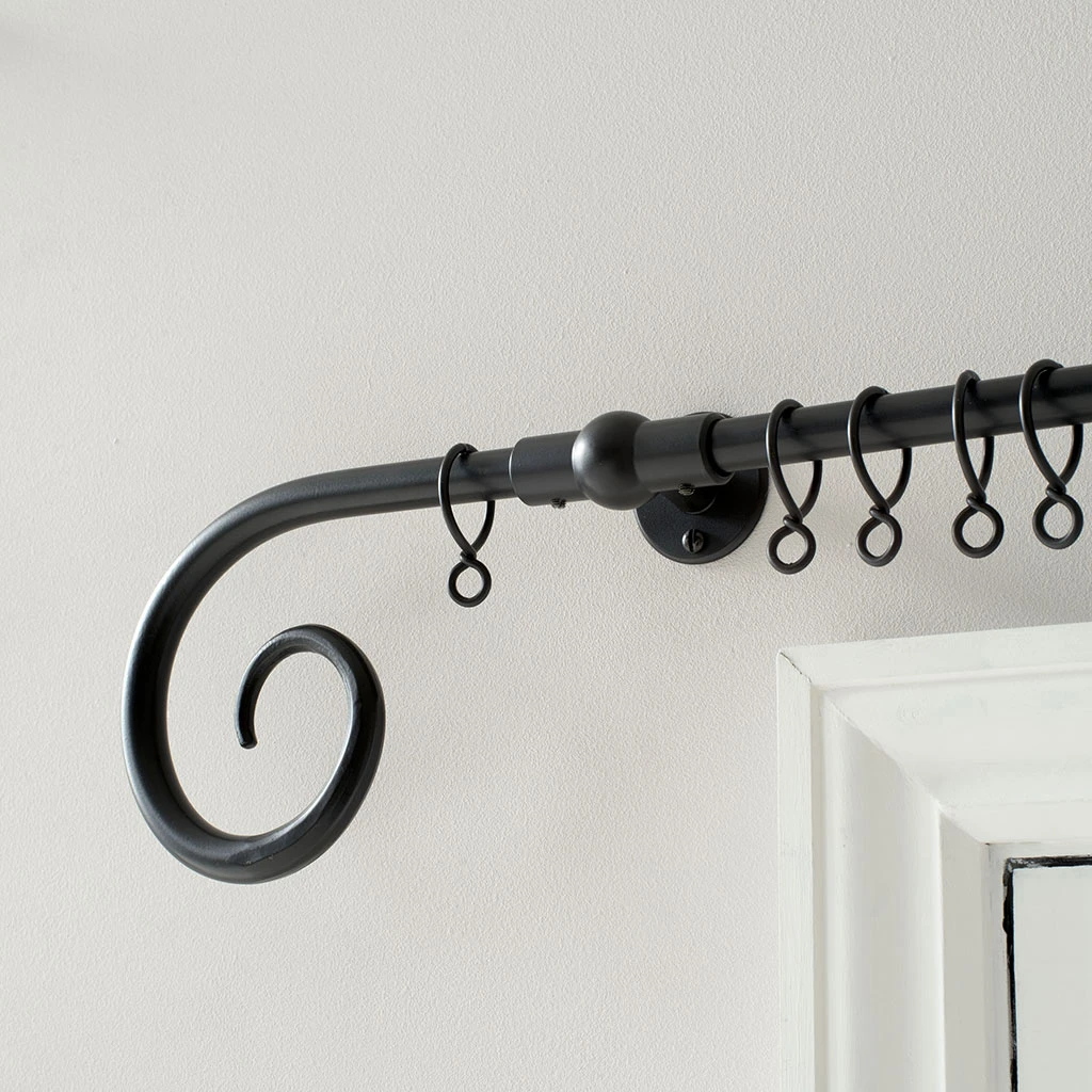 1m 16mm Crook Pole Pack In Matt Black 4 1m 16mm Crook Pole Pack In Matt Black - Image 2