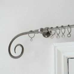 2m 12mm Crook Pack In Polished -Curtains & Poles Sales 827po 12