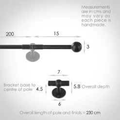 2m 12mm Cannonball Pack In Beeswax -Curtains & Poles Sales 831bw 13