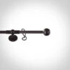 3m 12mm Cannonball Pack In Matt Black 2 3m 12mm Cannonball Pack In Matt Black -Curtains & Poles Sales 832mb 11