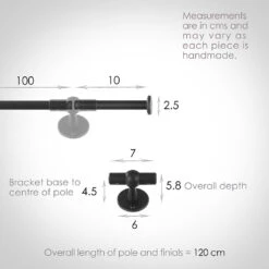 1m 12mm Button Pack In Beeswax -Curtains & Poles Sales 834bw 13