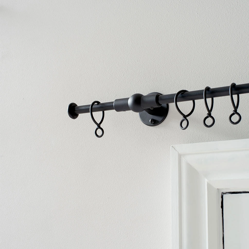 1m 12mm Button Pack In Matt Black 4 1m 12mm Button Pack In Matt Black - Image 2