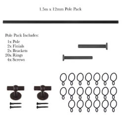 1.5m 12mm Button Pack In Beeswax -Curtains & Poles Sales 835bw 20