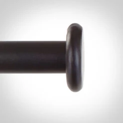 2m 12mm Button Pack In Matt Black -Curtains & Poles Sales 842MB 21