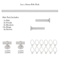 1m 16mm Button Pack In Clay 9 1m 16mm Button Pack In Clay -Curtains & Poles Sales 846cl 20