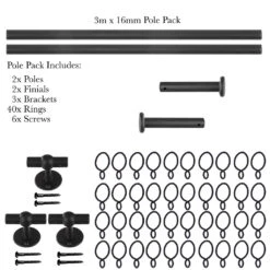 3m 16mm Button Pack In Beeswax 10 3m 16mm Button Pack In Beeswax -Curtains & Poles Sales 849bw 20