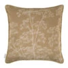 Cushion Cover In Gold Cow Parsley, Contrast Piping 1 Cushion Cover In Gold Cow Parsley, Contrast Piping -Curtains & Poles Sales SCCPGOAG 11