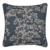 Cushion Cover In Indigo Cow Parsley -Curtains & Poles Sales SCCPIN 11